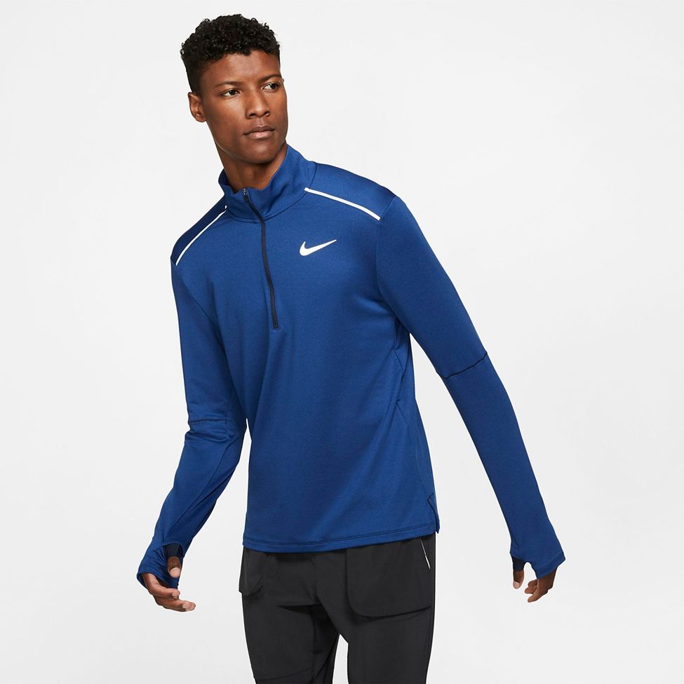 Mens Nike Element Half Zip 3.0 Half-Zips & Hoodies Technical Tops at ...