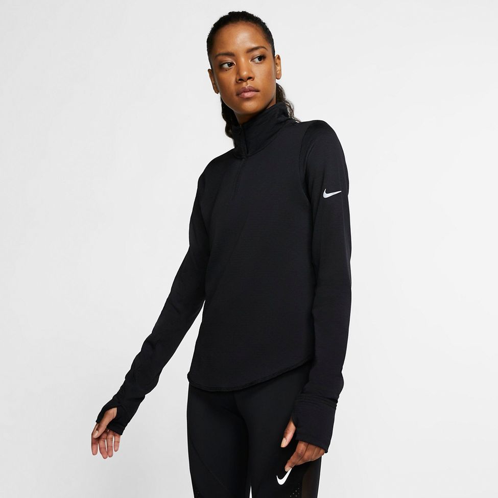 Womens Nike Sphere Element Half Zip Half-Zips & Hoodies Technical Tops ...