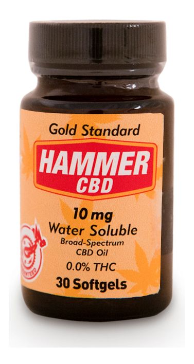 Image of Hammer Nutrition Hammer CBD Hemp Extract 10 mg 30 count softgels