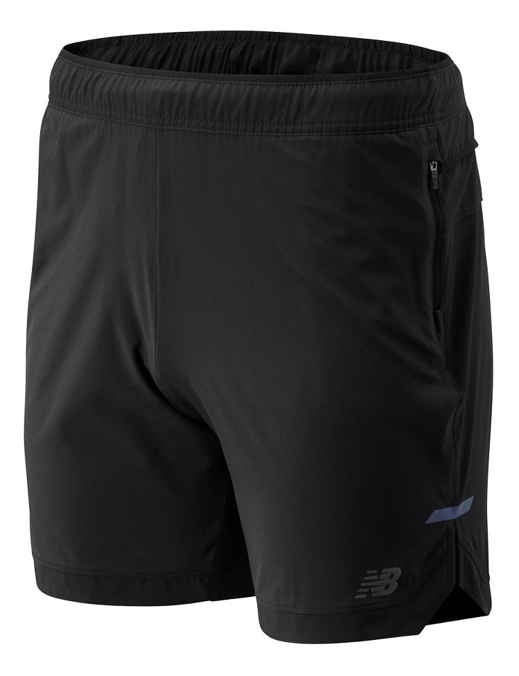 new balance q speed run crew short