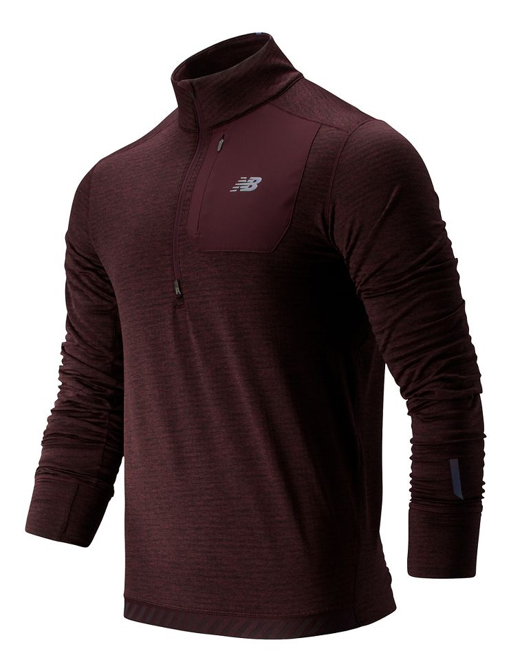 new balance heat grid half zip