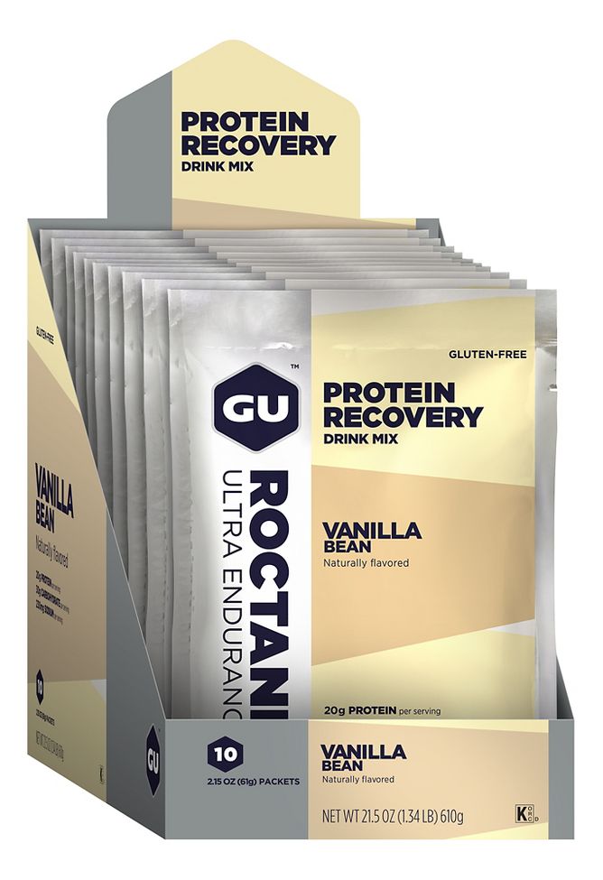 Image of GU Roctane Protein Recovery Drink Mix 10 pack