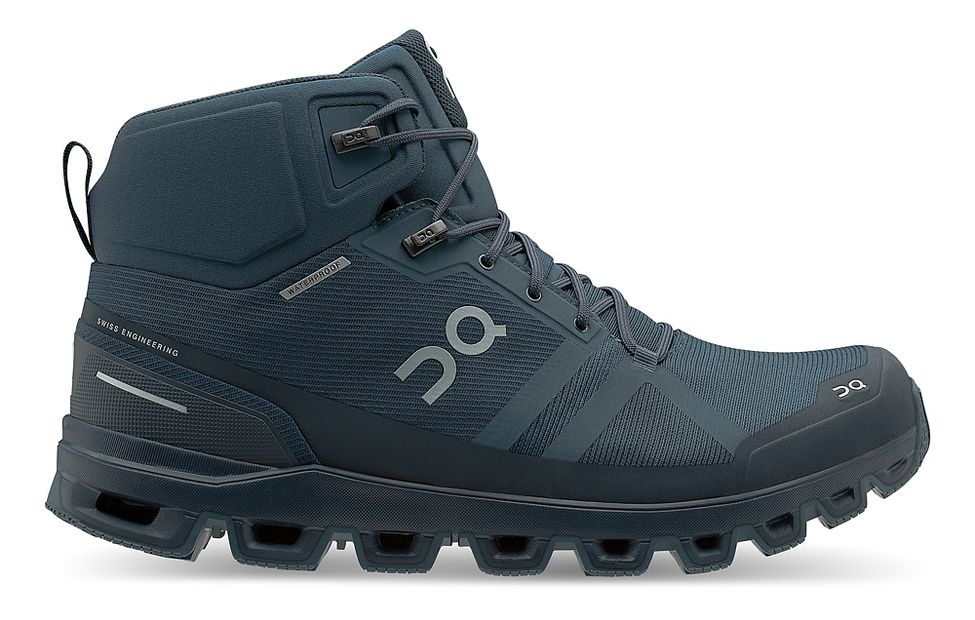 Mens On Cloudrock Waterproof Hiking Shoe at Road Runner Sports