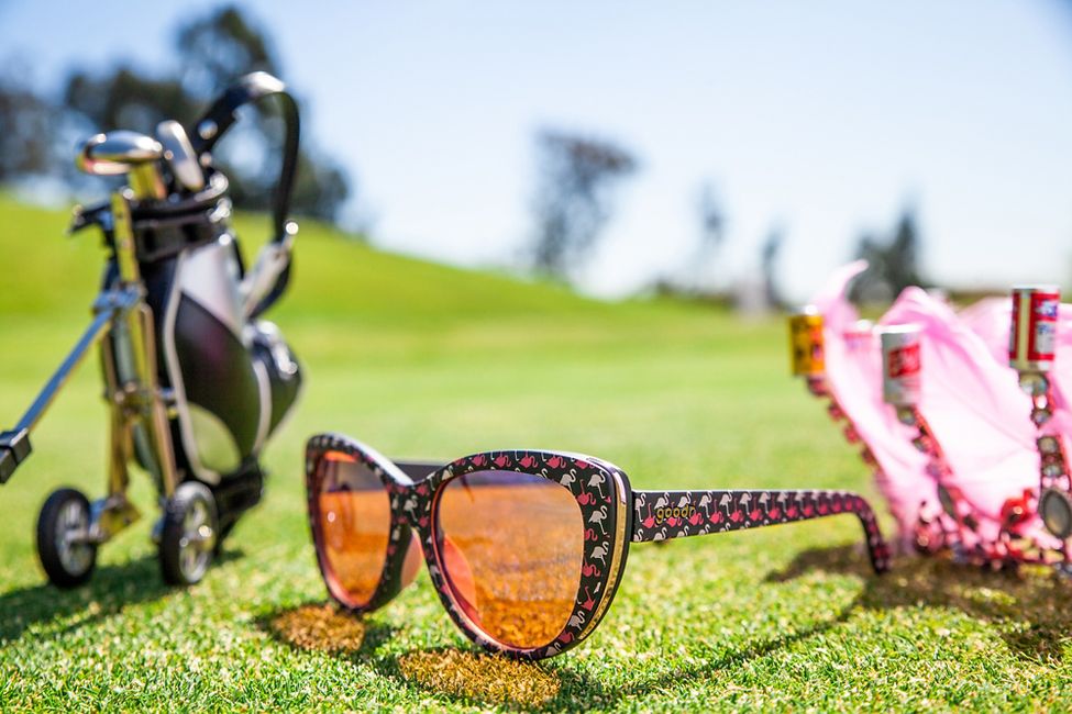 Image of Goodr Gopher A Flamingo! Sunglasses