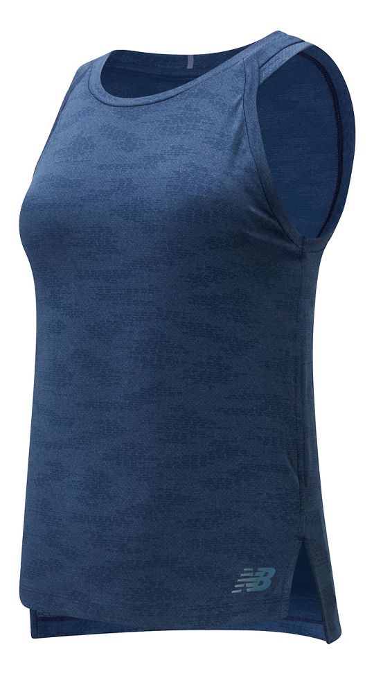 Womens New Balance Q Speed Jacquard Sleeveless & Tank Technical Tops at Road Runner Sports
