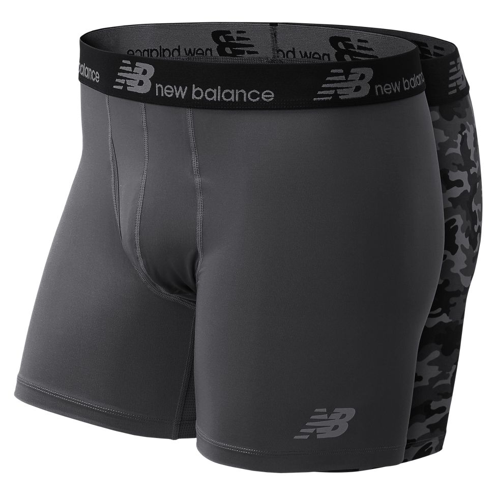 Men's New Balance Dry/Fresh 6 inch Boxer Brief 2 Pack Reviews WeeViews
