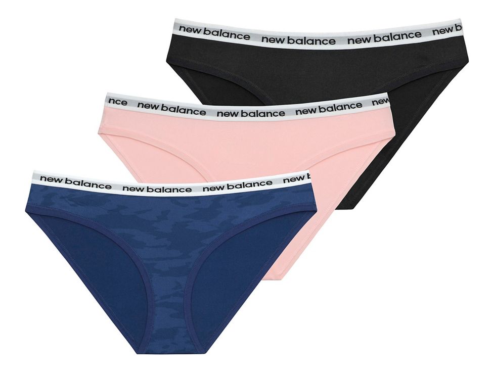 Womens New Balance Eversoft Collection Hipster 3 Pack Brief Underwear