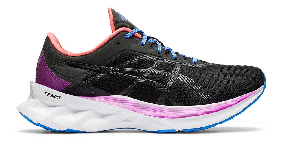 all black asics womens