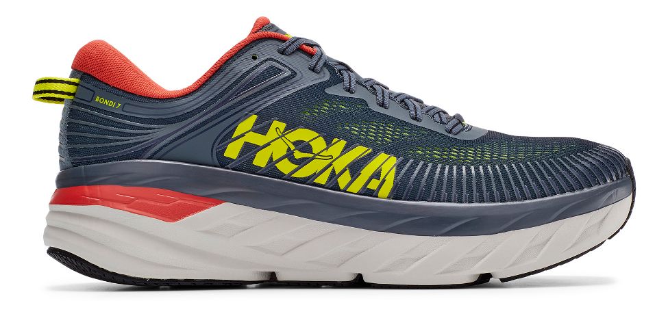 Mens HOKA ONE ONE Bondi 7 Running Shoe at Road Runner Sports