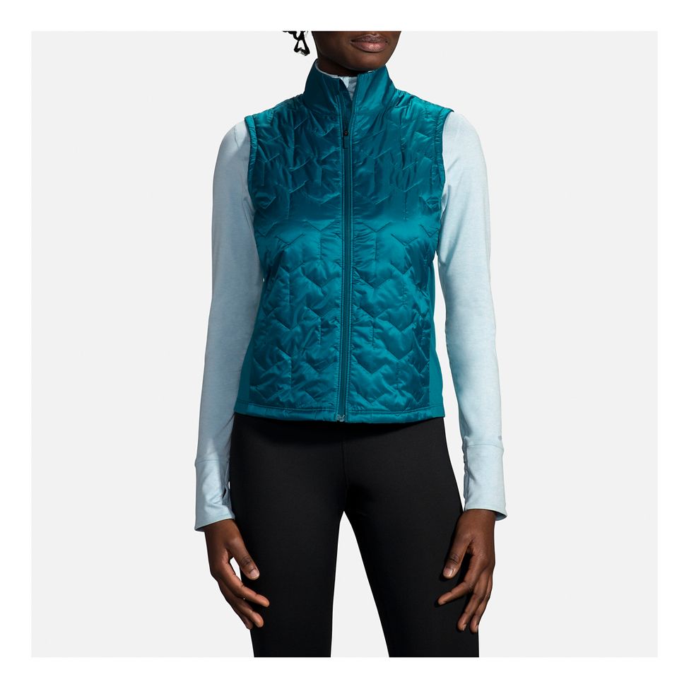 Womens Brooks Shield Hybrid Vests at Road Runner Sports