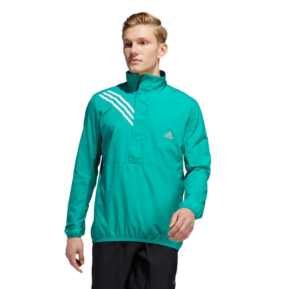 Image of Adidas Run It Anorak 3 Stripe Jacket