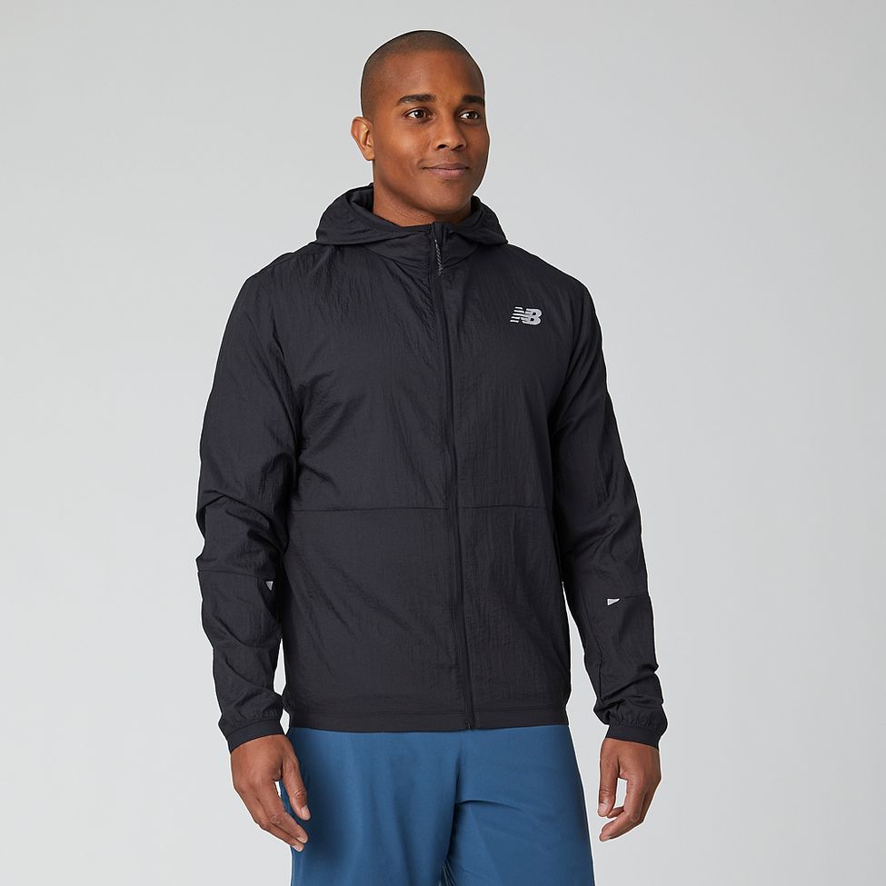 Mens New Balance Impact Run Light Pack Running Jackets at Road Runner Sports