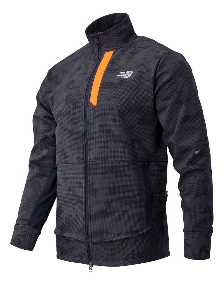 Mens New Balance Reflective Impact Run Winter Running Jackets at Road