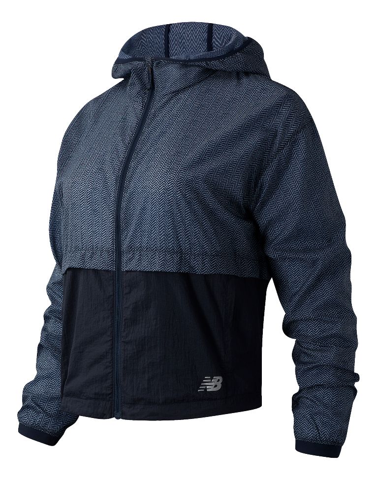 printed impact run light pack jacket