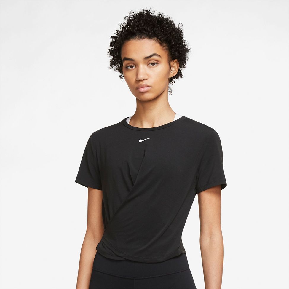 Image of Nike One Luxe Dri-FIT Short Sleeve Twist Top