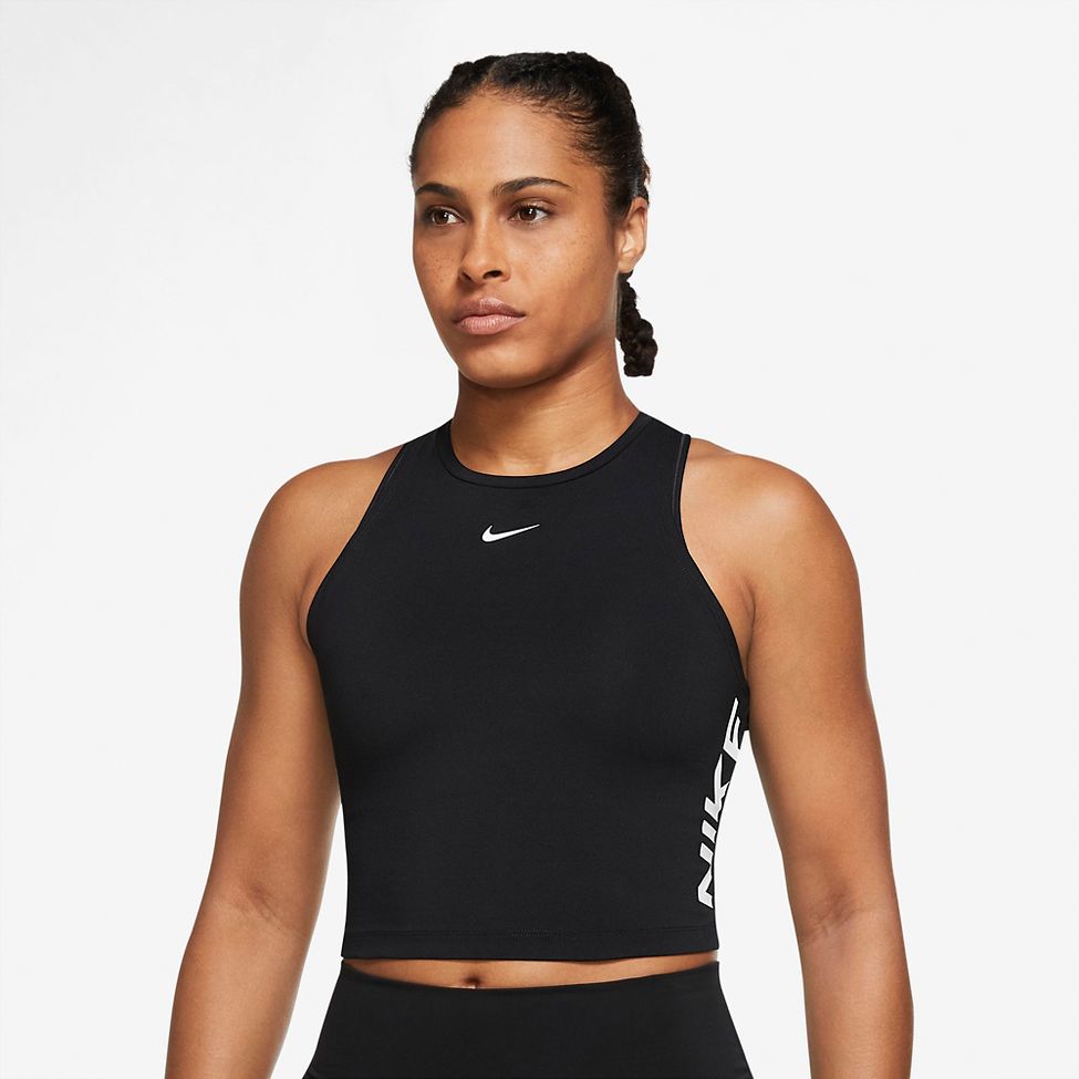 Womens Nike Pro DriFIT Nike GRX Crop Tanks Technical Tops at Road Runner Sports
