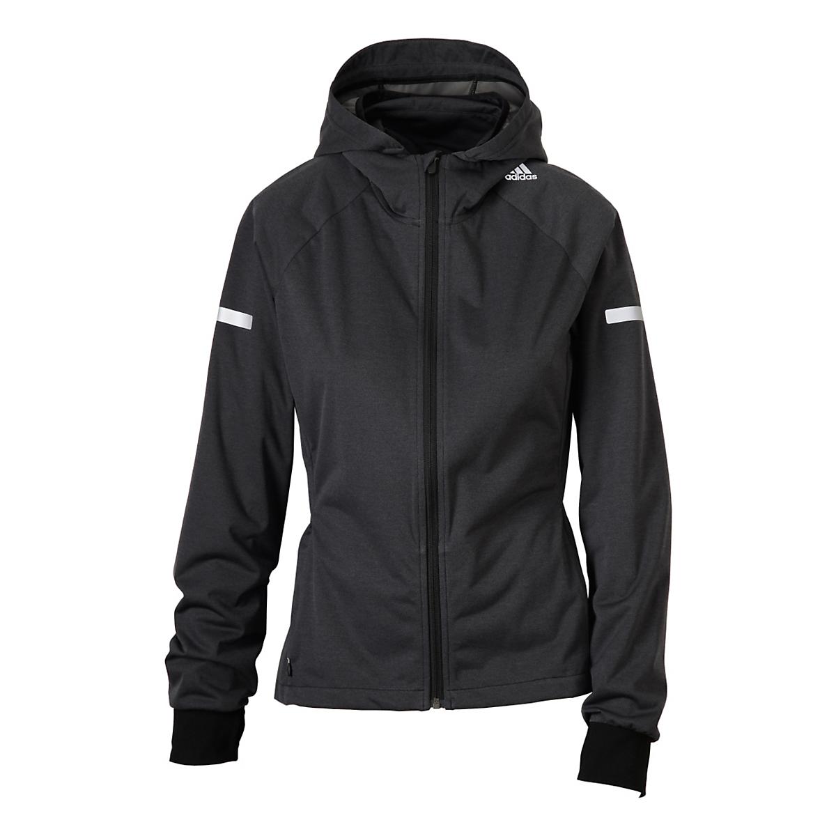 Womens adidas Sequencials Hooded Climaproof Running Jackets at Road ...
