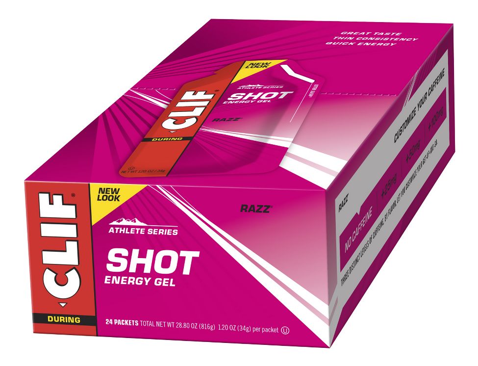 Clif Shot Energy Gel 24 pack Nutrition at Road Runner Sports