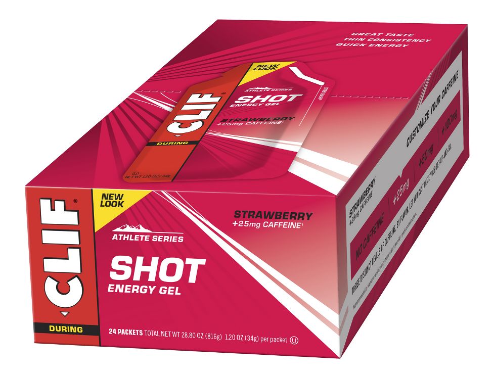 Clif Shot Energy Gel 24 pack Nutrition at Road Runner Sports