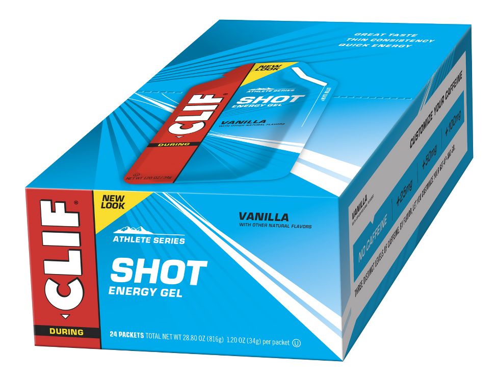 Clif Shot Energy Gel 24 pack Nutrition at Road Runner Sports