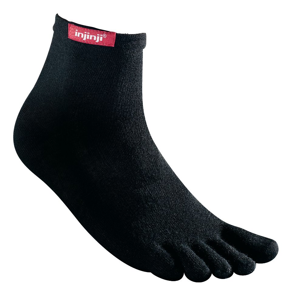 Injinji footwear Performance Liner Mini Crew Single Sock BK