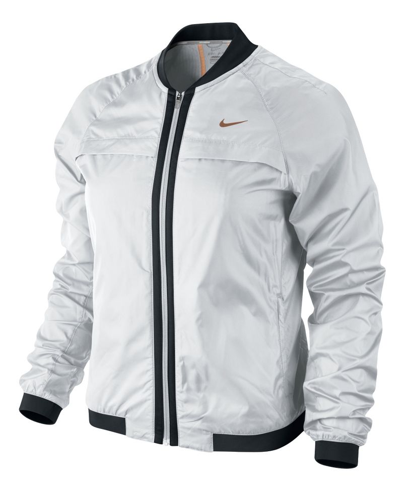 nike bomber jacket white