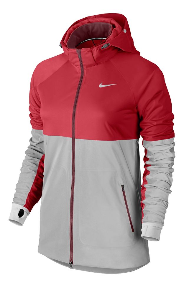 nike shield flash reflective running jacket