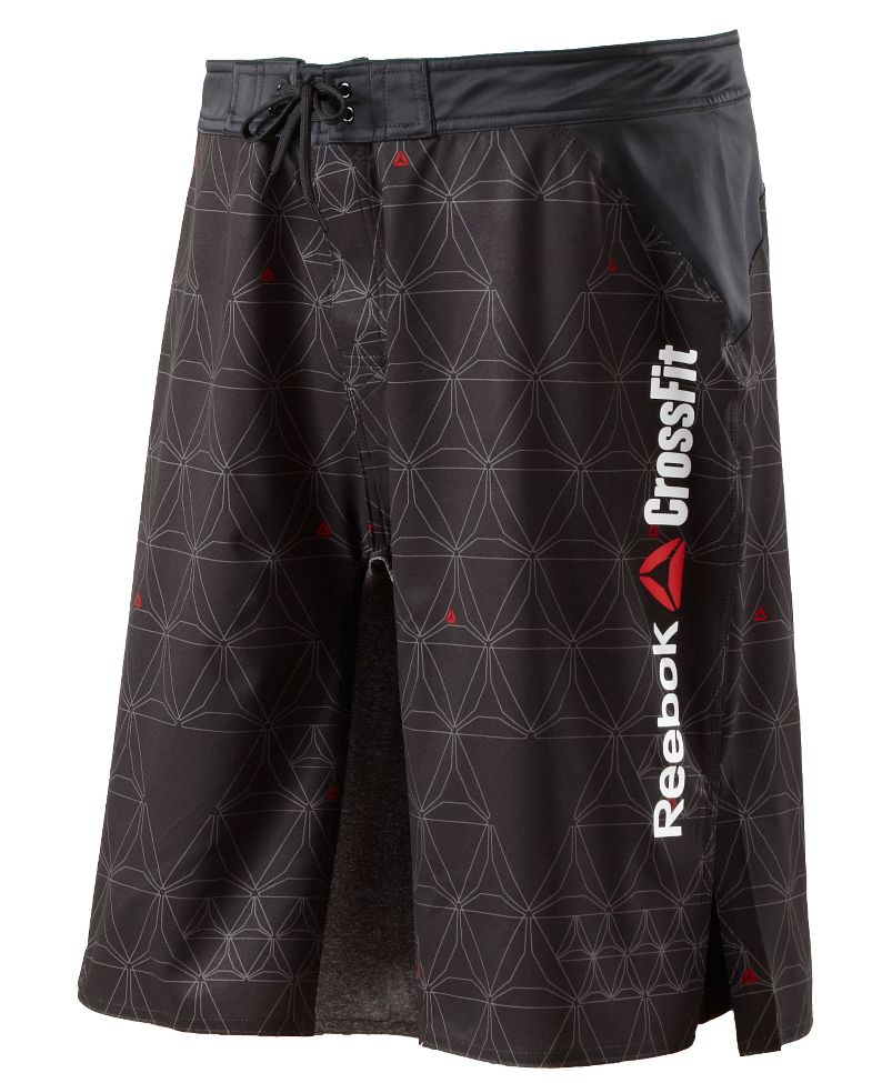 reebok crossfit mens woven board shorts