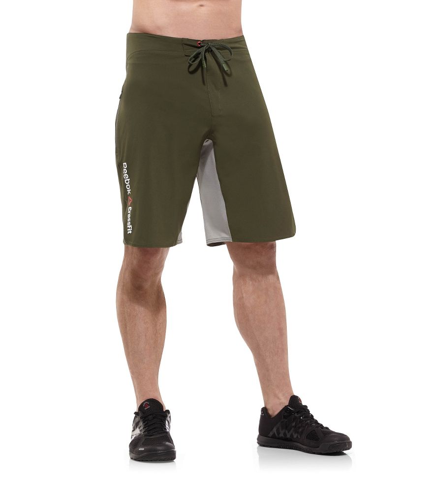 reebok crossfit solid board shorts