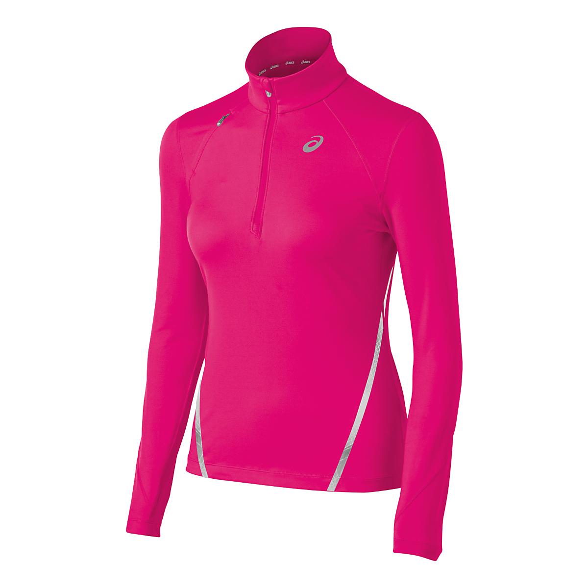 Womens ASICS Thermopolis LT Long Sleeve 1/2 Zip Technical Tops at Road ...