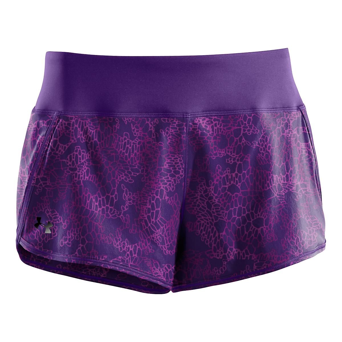 Womens Under Armour UA Get Set Go Printed Lined Shorts at Road Runner ...
