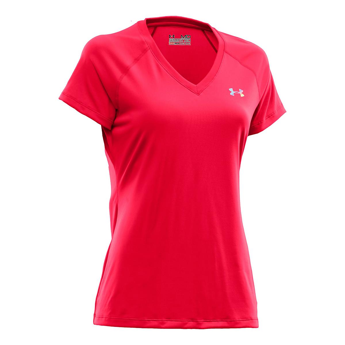 Womens Under Armour Tech Shortsleeve T Technical Tops at Road Runner Sports